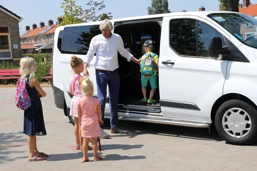 Taxichauffeur leerlingenvervoer